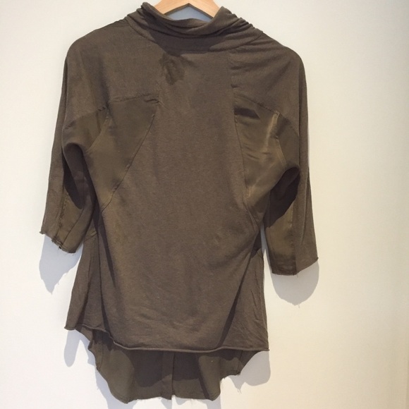 Helmut Lang silk and jersey blouse - Picture 6 of 7